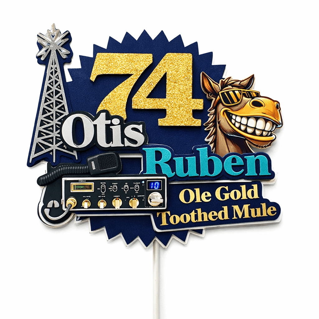 74th Birthday Cake Topper